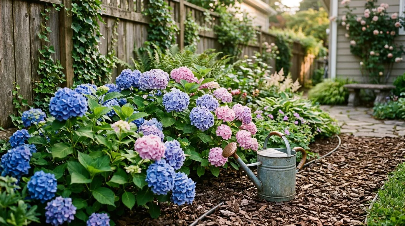 Como cuidar de hortênsias: guia prático de luz, rega, solo, poda e cor das flores