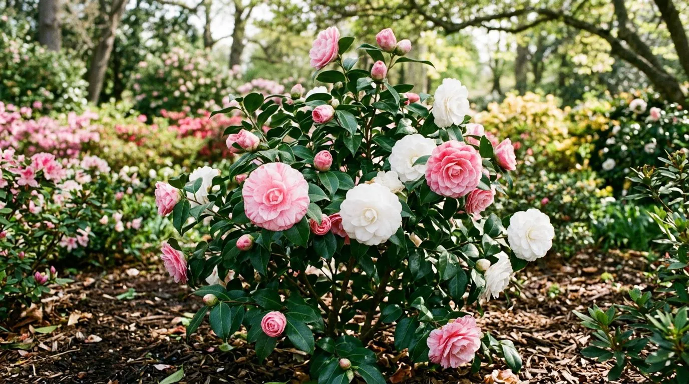 Como cuidar de Camélias sem errar: luz, rega, solo, poda e floração saudável