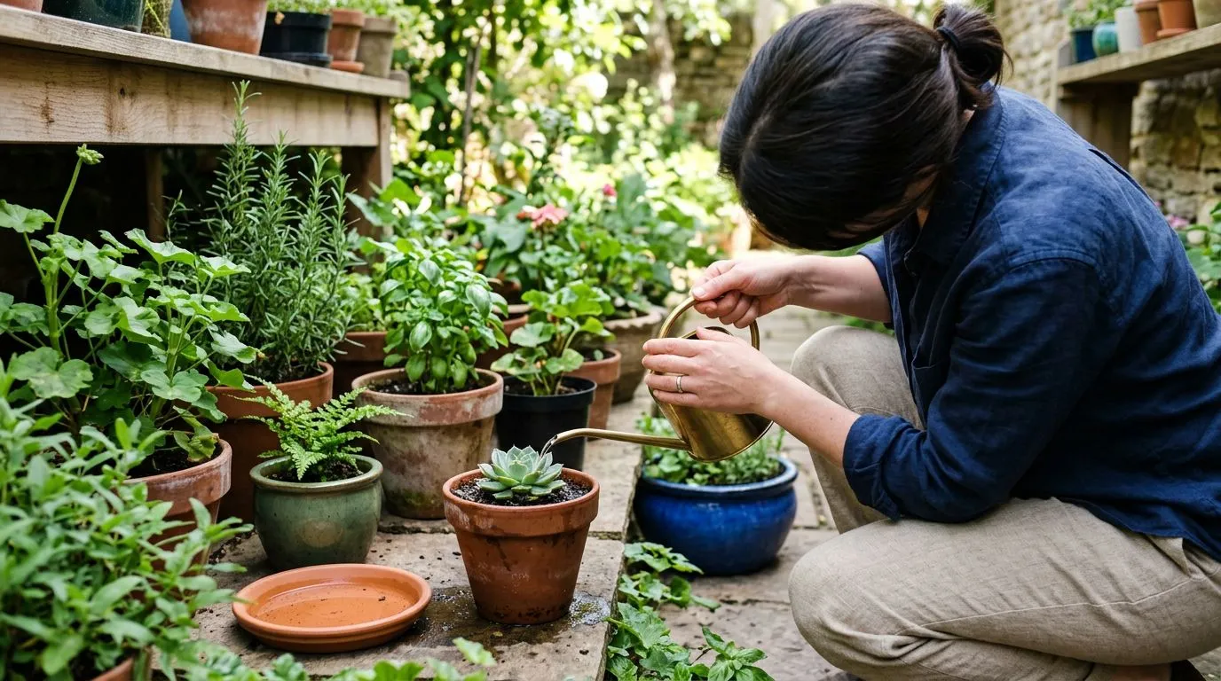 Como regar corretamente as plantas sem encharcar nem secar demais