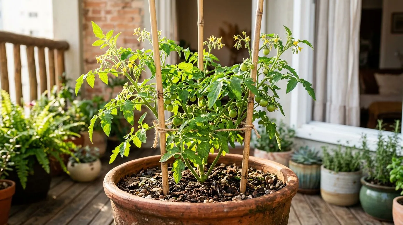 Como plantar tomate em casa: guia prático para vaso, luz, rega e adubação