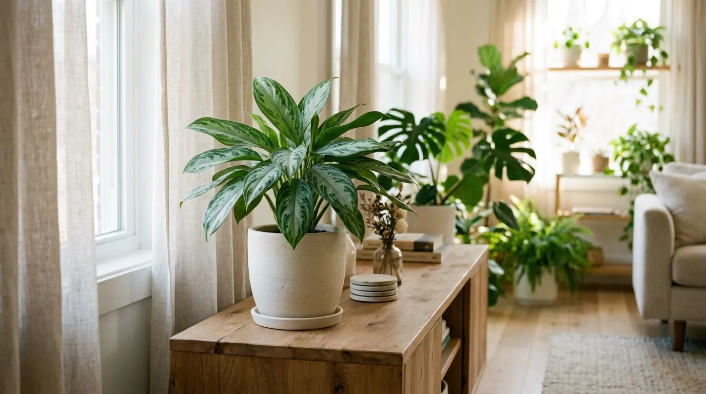 Aglaonema: Como Cuidar da Planta Perfeita para Salas com Pouca Luz