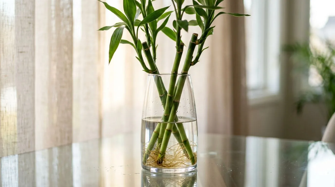 Como Cuidar do Bambu da Sorte na Água: Guia de Rega, Luz e Vaso