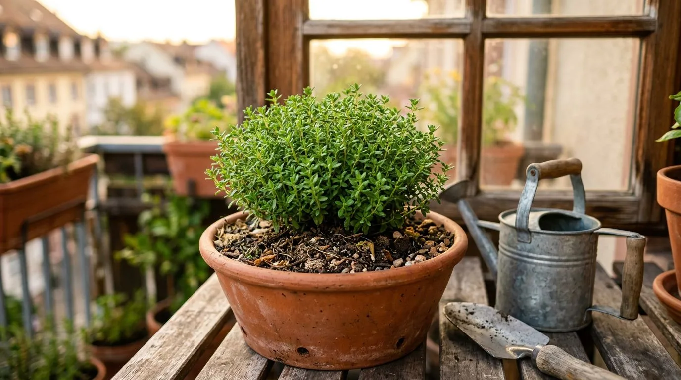 Como plantar tomilho em vaso: guia completo para acertar no vaso, na rega e na poda